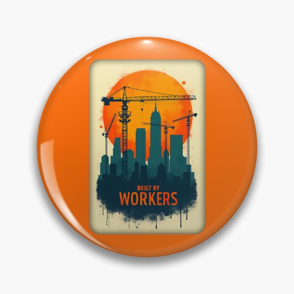 Item preview, Built by Workers City Builder Labor Day Design designed and sold by Topoartispp.