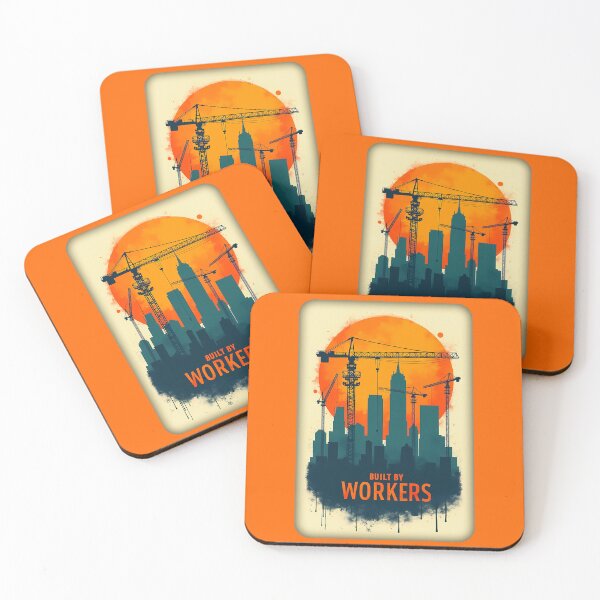 Item preview, Built by Workers City Builder Labor Day Design designed and sold by Topoartispp.