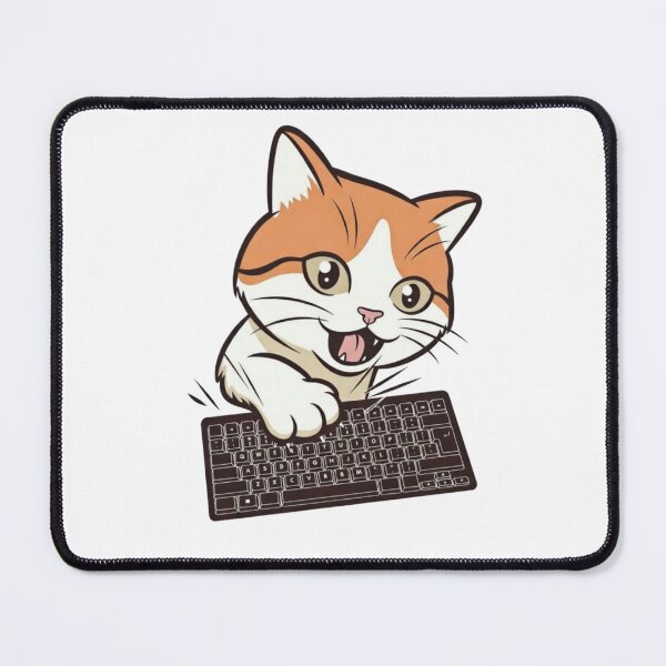 Item preview, Cat playing on a keyboard designed and sold by UrbanView.
