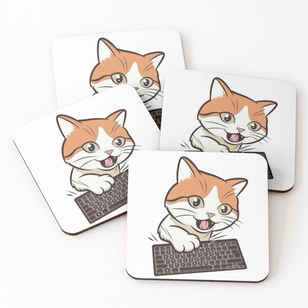 Item preview, Cat playing on a keyboard designed and sold by UrbanView.
