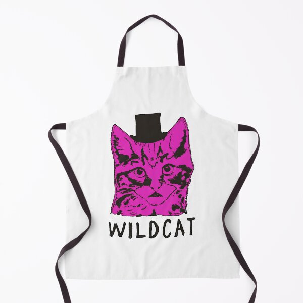 Item preview, Wildcat Pink Top Hat - Edgy Punk Animal Art designed and sold by 1001T-Shirt.
