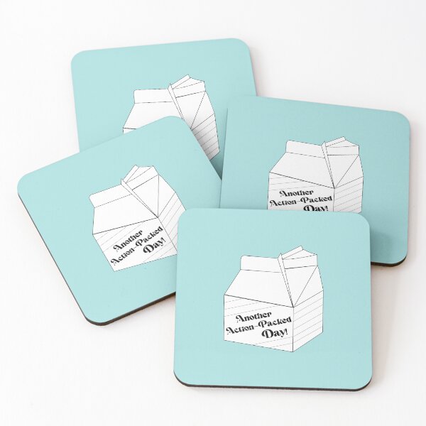 Item preview, Another Action-Packed Day! Milk Carton designed and sold by HollyHellsriver.