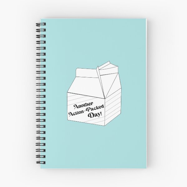 Item preview, Another Action-Packed Day! Milk Carton designed and sold by HollyHellsriver.