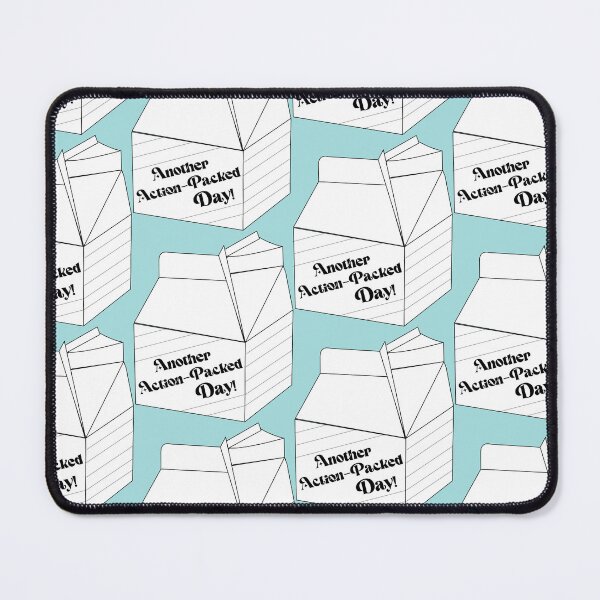 Item preview, Another Action-Packed Day! Milk Carton designed and sold by HollyHellsriver.
