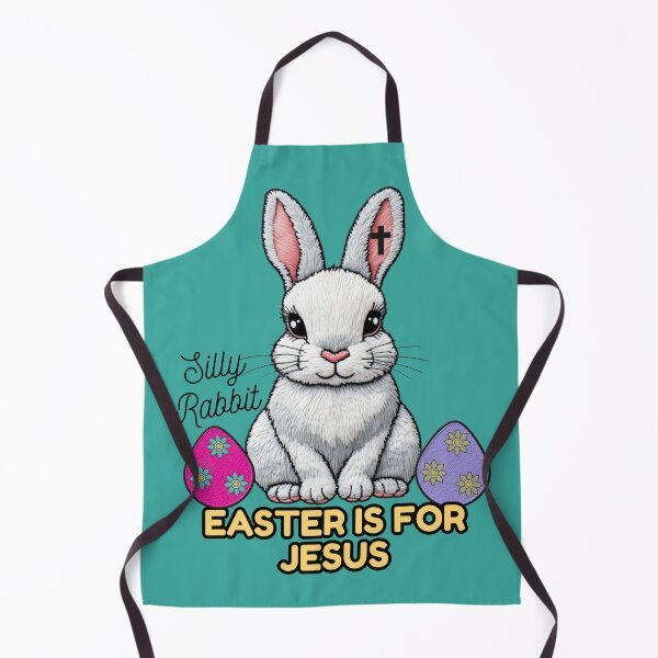 Item preview, Silly Rabbit Easter is for Jesus, Cute Easter Bunny, Easter Eggs, Retro designed and sold by Forevermore.