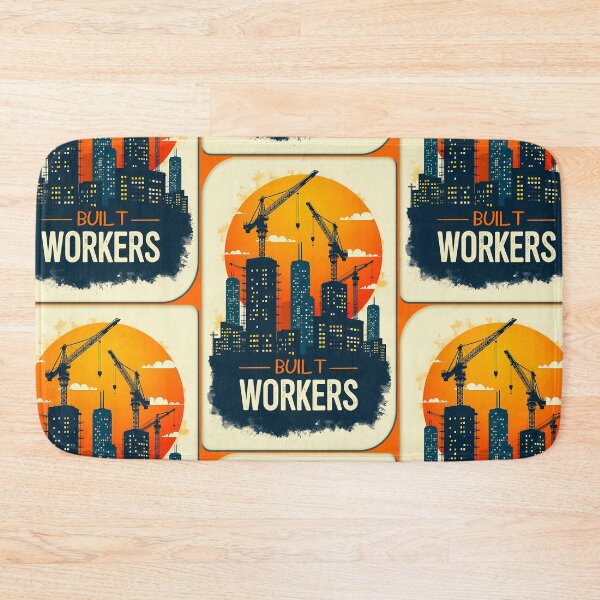 Item preview, Built by Workers Vintage Construction Design designed and sold by Topoartispp.