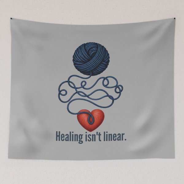 Item preview, Mental Health Self Growth, Inner Work Art, The Work Is The Healing designed and sold by elynne9.
