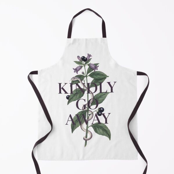 Item preview, Kindly Go Away Vintage Botanical Snake Dark Academia designed and sold by DigitalAnnaBanana.