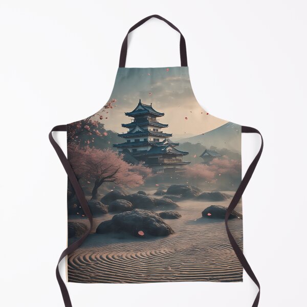 Item preview, Zen Meditation Temple With Cherry Blossom Tree designed and sold by TheDreamsMaker.