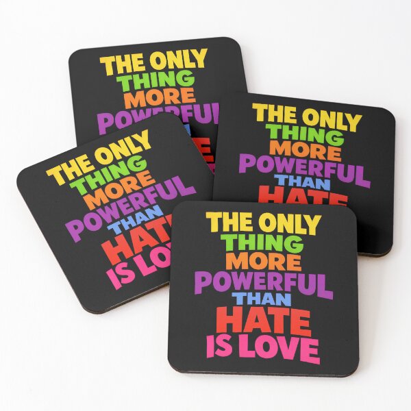 Item preview, The only thing more powerful than hate is love designed and sold by gear-posters.