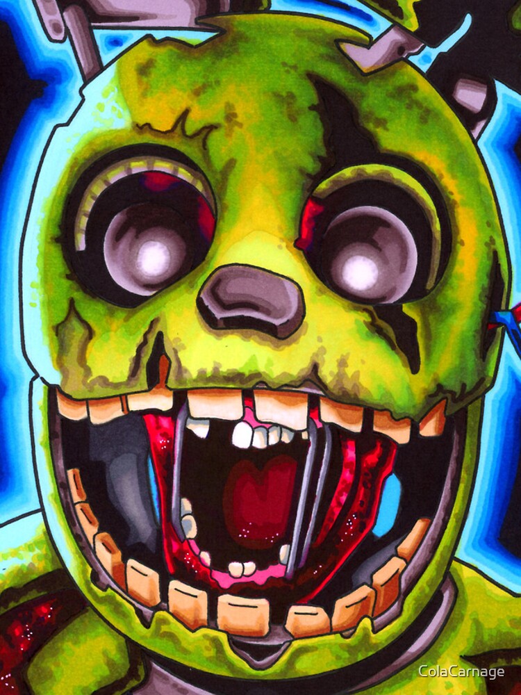 Thumbnail 4 of 4, iPhone Case, Springtrap designed and sold by ColaCarnage.