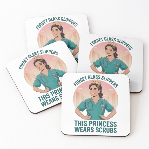 Item preview, Forget the glass slippers this princess wears scrubs Design Nurse  designed and sold by AsturShop.
