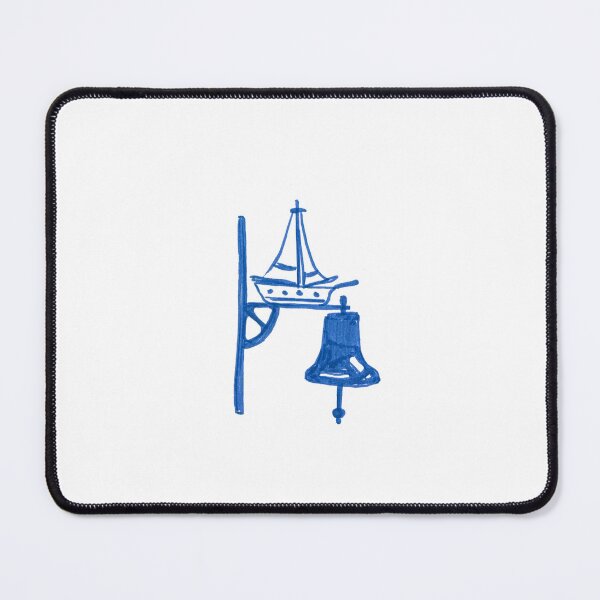 Item preview, Boat with bell, coastal decor  designed and sold by rizdrawings.