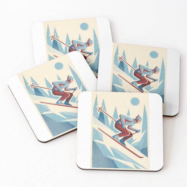 Item preview, Vintage Winter Sports design – 1950s Alpine Skier designed and sold by 1950s ⭐⭐⭐⭐⭐.