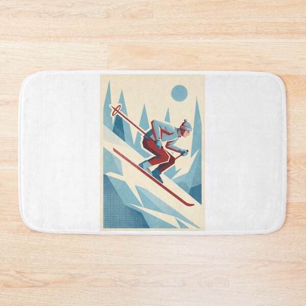 Item preview, Vintage Winter Sports design – 1950s Alpine Skier designed and sold by 1950s ⭐⭐⭐⭐⭐.