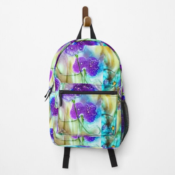 Item preview, Spring Violets Enchantment – Purple Floral Fantasy Art designed and sold by NineCatsStudio.