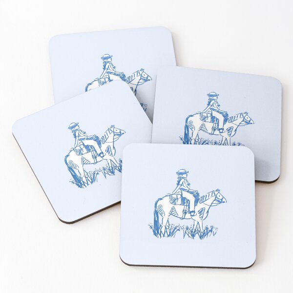Item preview, Cowgirl on a horse, western illustration  designed and sold by rizdrawings.