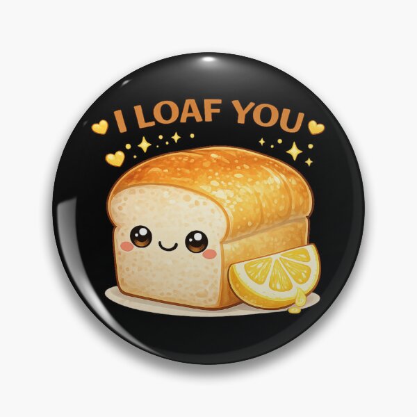 Item preview, I Loaf You Cute Bread Pun Shirt designed and sold by Papier Atelier Art.