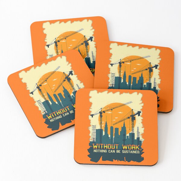 Item preview, Without Work Nothing Is Sustained Labor Day Worker Design designed and sold by Topoartispp.