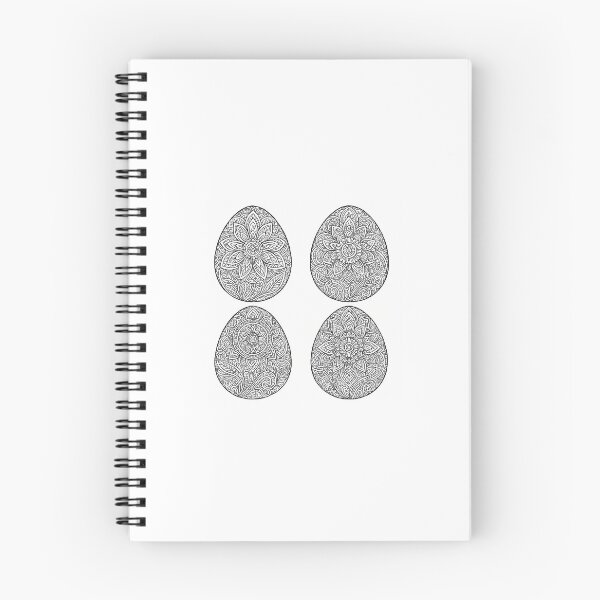 Item preview, Zentangle Mandala Easter Eggs – Therapeutic Art Coloring designed and sold by Lyvion design.