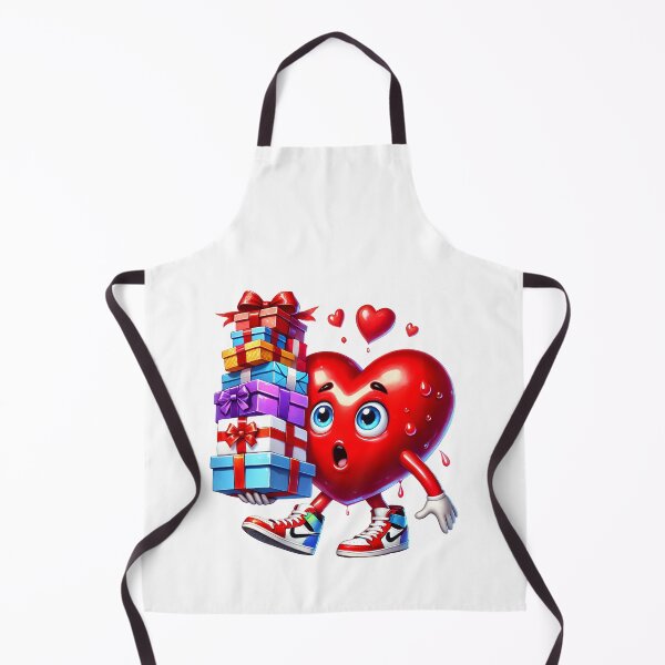Item preview, Romantic Valentine Heart Gift Box - Cute Love Surprise & Red Ribbon Art designed and sold by FuzionRaptor.