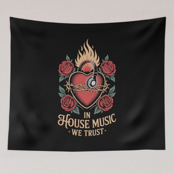 Item preview, n House We Trust – Sacred Groove Chicago House Graphic designed and sold by paulo silveira.
