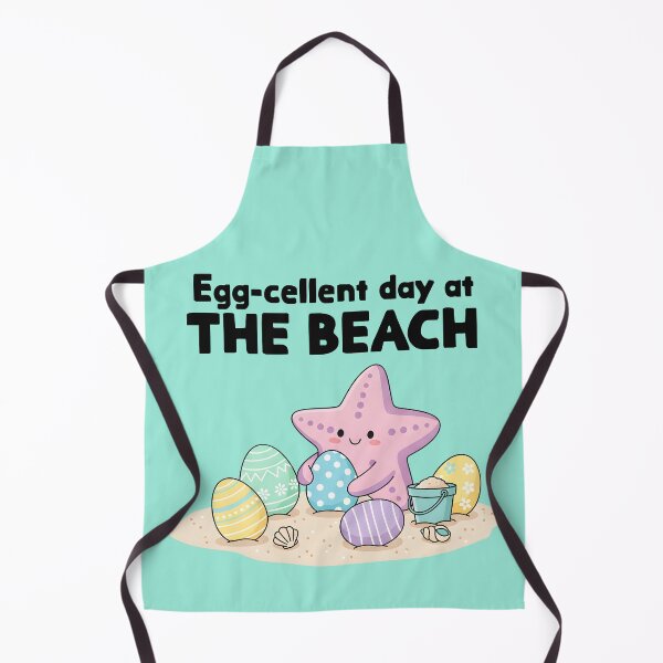 Item preview, Egg-cellent Day at the Beach – Cute Starfish Easter Illustration designed and sold by Sea Gem.