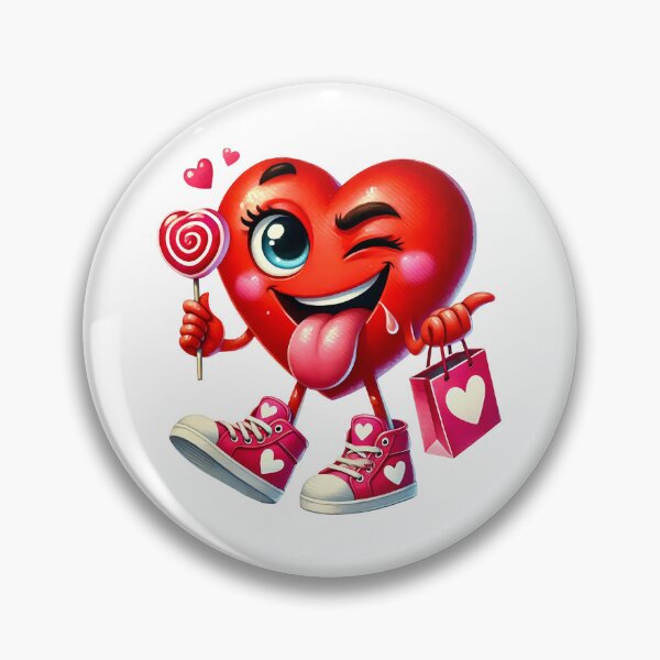 Item preview, Sweet Valentine Heart Candy Lollipop - Cute Love Sucker & Pink Romantic Art designed and sold by FuzionRaptor.