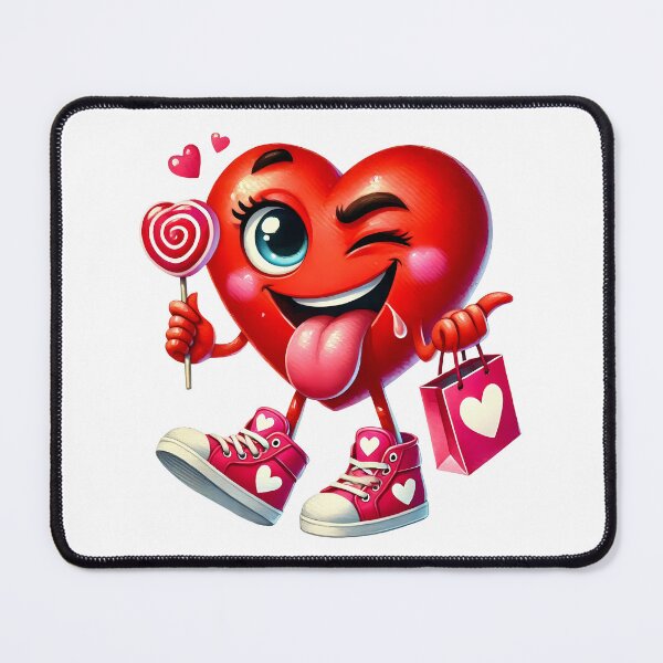 Item preview, Sweet Valentine Heart Candy Lollipop - Cute Love Sucker & Pink Romantic Art designed and sold by FuzionRaptor.