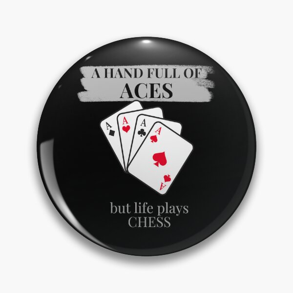Item preview, Poker vs Chess Shirt – A Hand Full of Aces but Life Plays Chess | Strategy Quote Tee designed and sold by SVALANART.