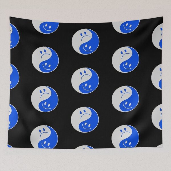 Item preview, Smiling & Sad Yin Yang – Emotional Balance Symbol designed and sold by ALIOOMEKK75.