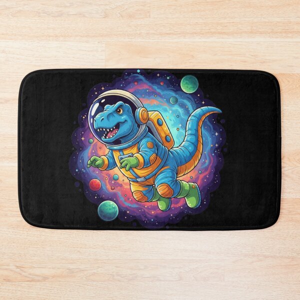 Item preview, Space T-Rex Dinosaur Astronaut Galaxy Art designed and sold by DinoPrints-shop.