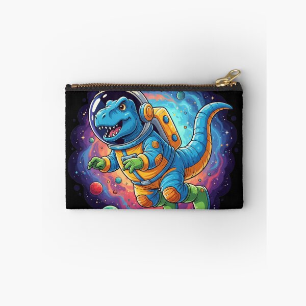 Item preview, Space T-Rex Dinosaur Astronaut Galaxy Art designed and sold by DinoPrints-shop.
