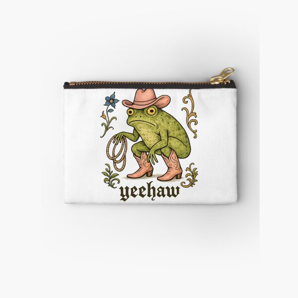 Item preview, Yeehaw Frog Vinyl Sticker: Medieval Cowboy Frog Art designed and sold by ezuldeen48.