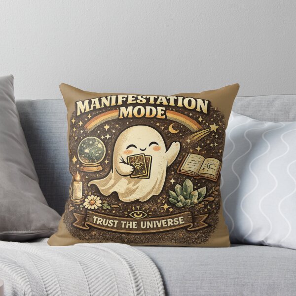 Item preview, Manifestation Mode Ghost – Cute Spiritual Retro Aesthetic Graphic designed and sold by carolinkaau.