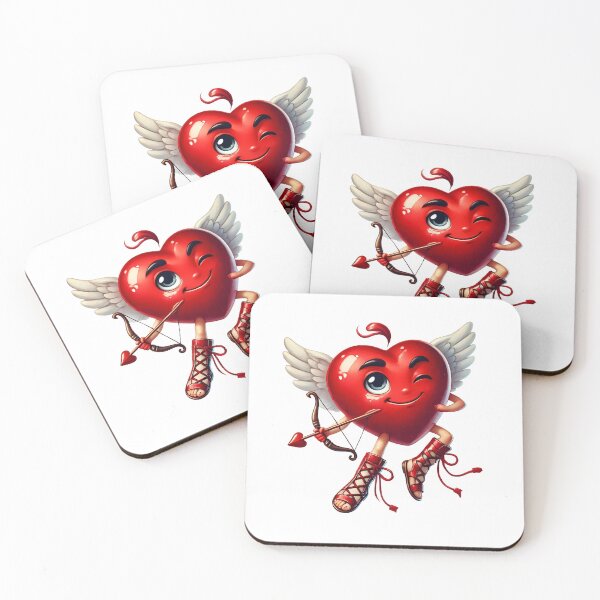 Item preview, Sweet Valentine Cupid Bow and Arrow - Cute Heart Aim & Romantic Love Art designed and sold by FuzionRaptor.