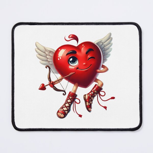 Item preview, Sweet Valentine Cupid Bow and Arrow - Cute Heart Aim & Romantic Love Art designed and sold by FuzionRaptor.