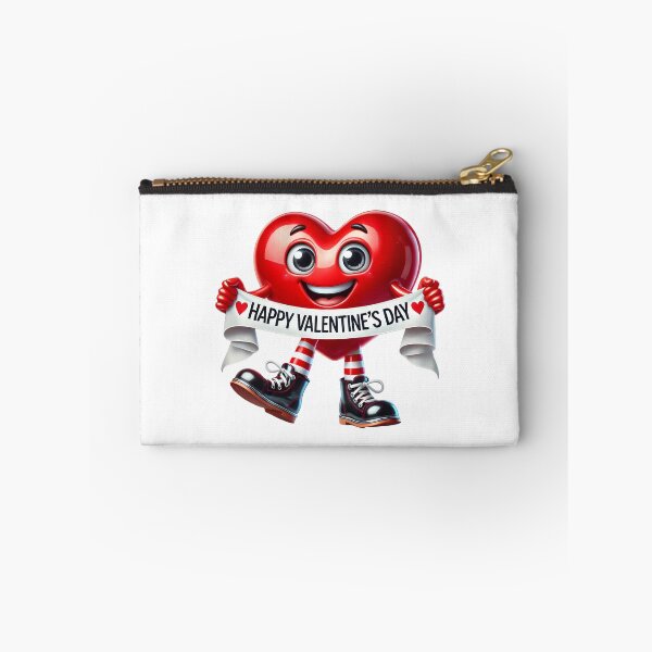 Item preview, Happy Valentine Day Heart - Cute Smiling Love Character & Romantic Red Art designed and sold by FuzionRaptor.
