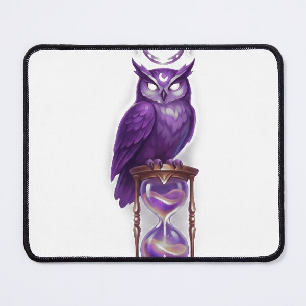 Item preview, Amethyst Owl Hourglass Emblem designed and sold by pumsquare.