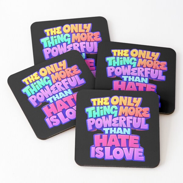 Item preview, Funny Retro The only thing more powerful than hate is love designed and sold by gear-posters.