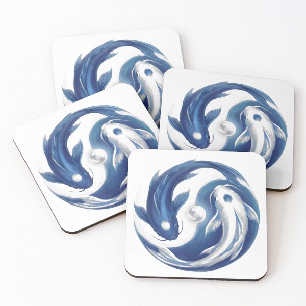 Item preview, Sapphire Koi Yin Yang Seal designed and sold by pumsquare.