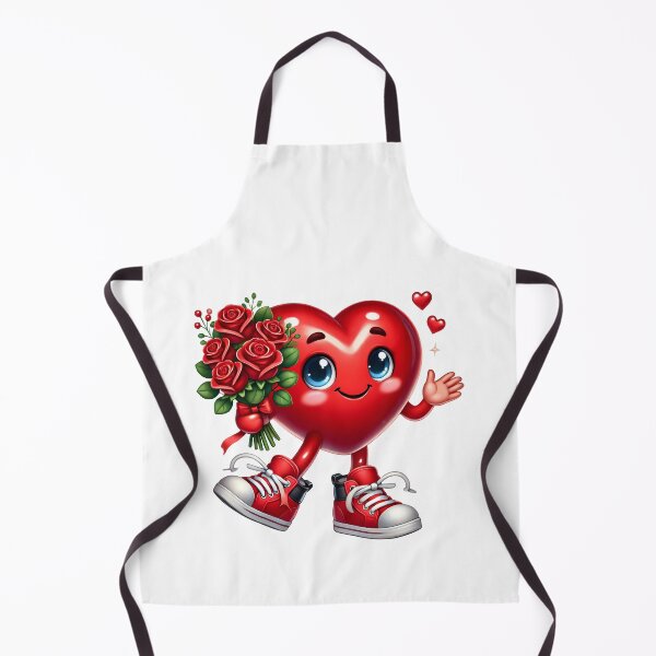 Item preview, Romantic Valentine Heart Roses - Cute Floral Love Bouquet & Red Blossom Art designed and sold by FuzionRaptor.