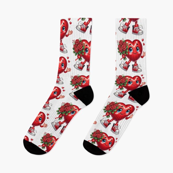 Item preview, Romantic Valentine Heart Roses - Cute Floral Love Bouquet & Red Blossom Art designed and sold by FuzionRaptor.