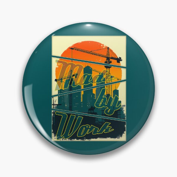 Item preview, Built by Workers City Skyline Vintage Labor Day Design designed and sold by Topoartispp.