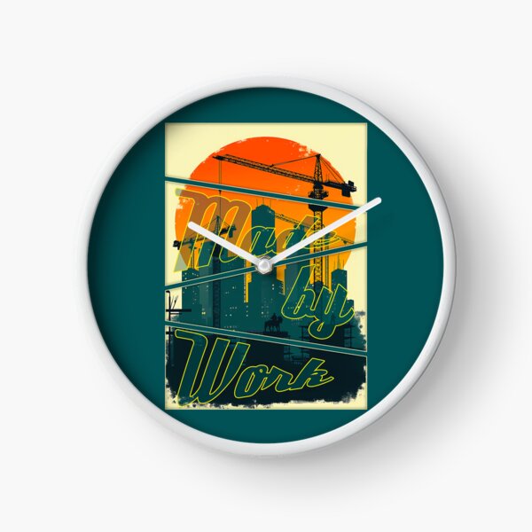 Item preview, Built by Workers City Skyline Vintage Labor Day Design designed and sold by Topoartispp.