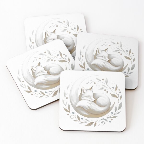 Item preview, Ivory Fox Crescent Badge designed and sold by pumsquare.