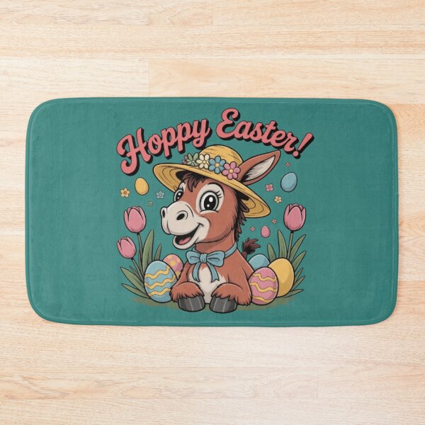Item preview, Vintage Easter Donkey – Cute Retro Spring Animal Illustration designed and sold by Youpiworld.