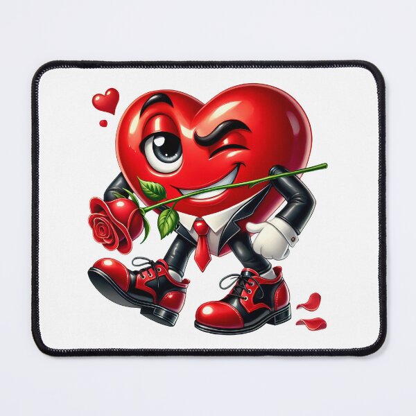 Item preview, Elegant Valentine Heart Roses - Sophisticated Love Bouquet & Floral Art designed and sold by FuzionRaptor.