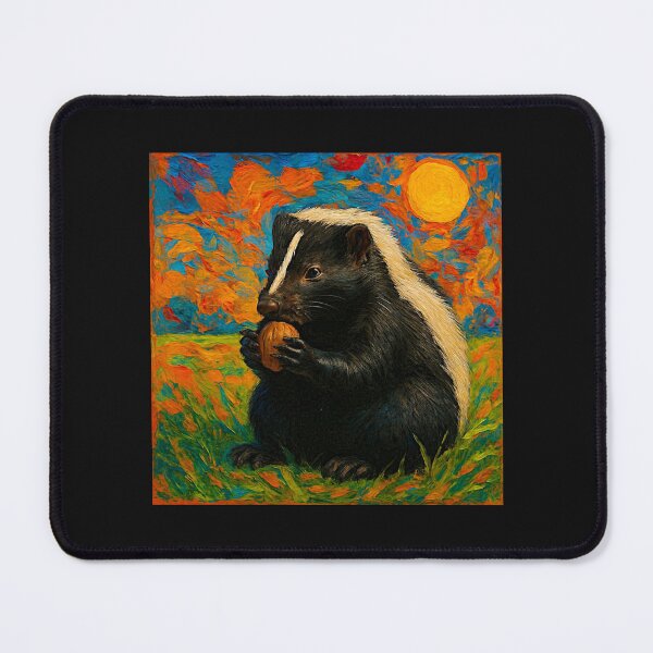 Item preview, Skunk Family – Artistic Wildlife Print #4 designed and sold by Helios Be. Lavsh.