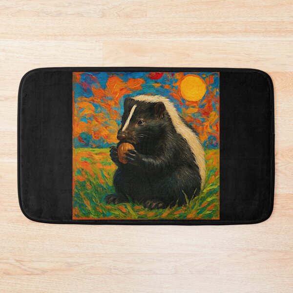 Item preview, Skunk Family – Artistic Wildlife Print #4 designed and sold by Helios Be. Lavsh.